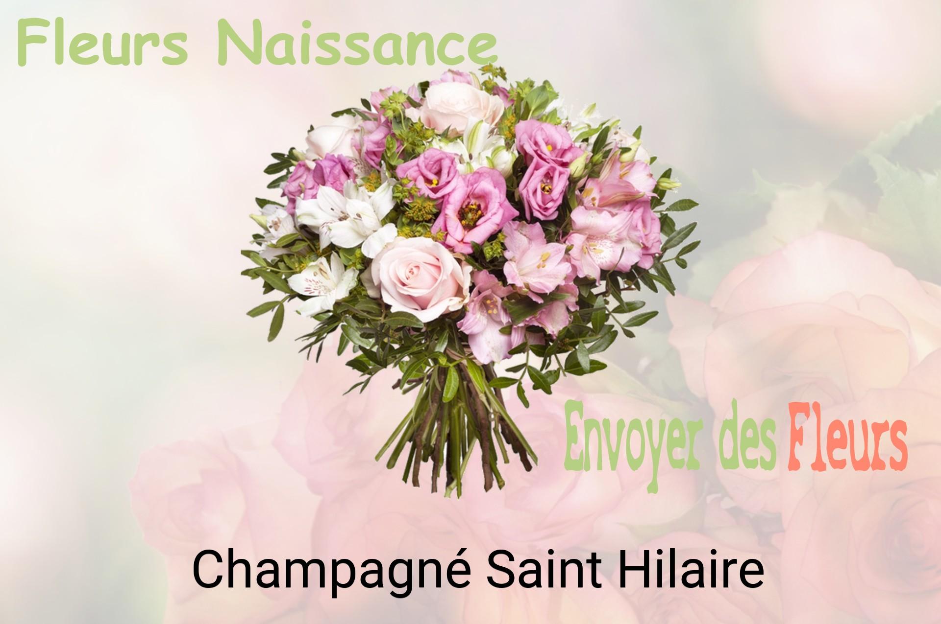 Bouquet de fleurs de naissance livré à Champagné-Saint-Hilaire