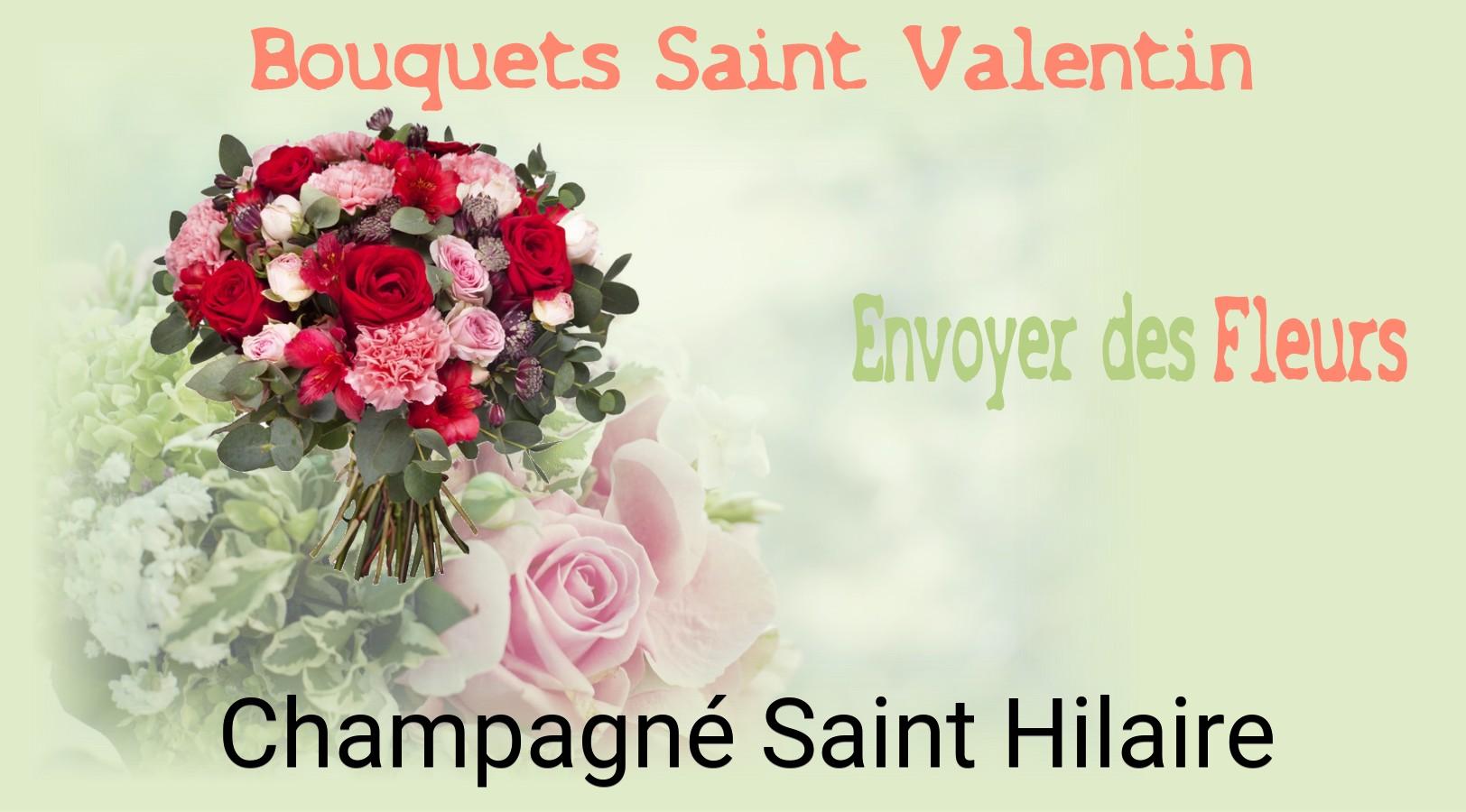 Roses de Saint-Valentin livrées à Champagné-Saint-Hilaire